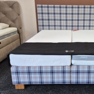 Postel BOXSPRING 180 × 200 cm – čelní pohled